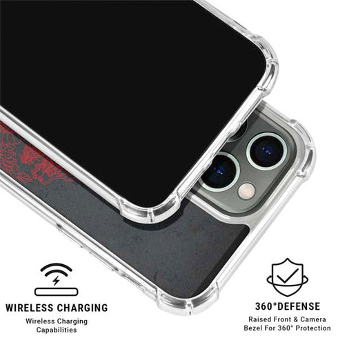 Red Dragon iPhone 16 Pro Max Clear Case
