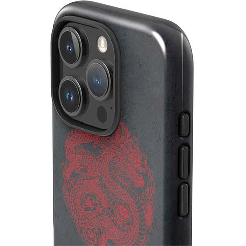 Red Dragon iPhone 16 Pro Max Impact Case