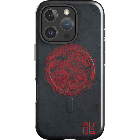 Red Dragon iPhone 16 Pro Max Magsafe Impact Case