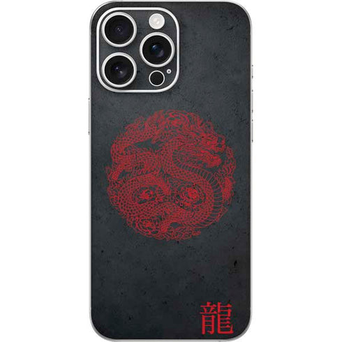 Red Dragon iPhone 16 Pro Max Skin