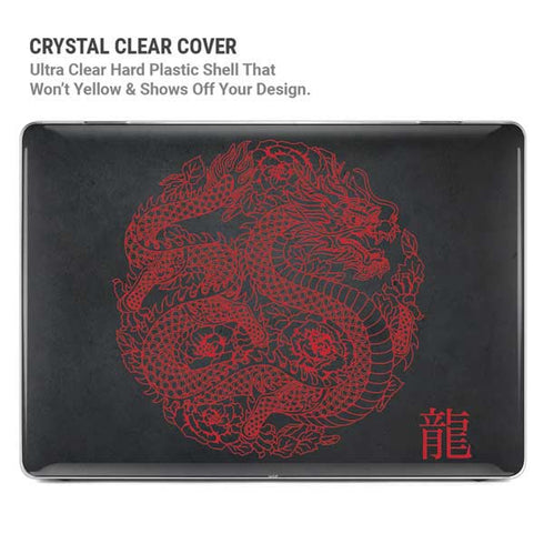 Red Dragon MacBook Pro 14in (2021-24) Case plus Skin