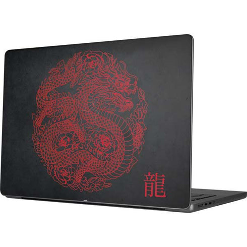 Red Dragon Apple MacBook Pro 14-inch Skin