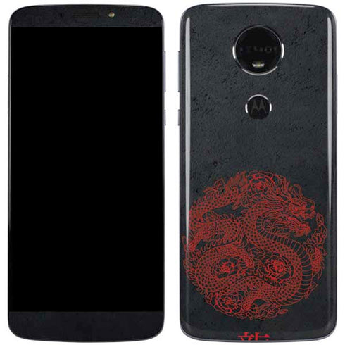 Red Dragon Moto E5 Plus Skin