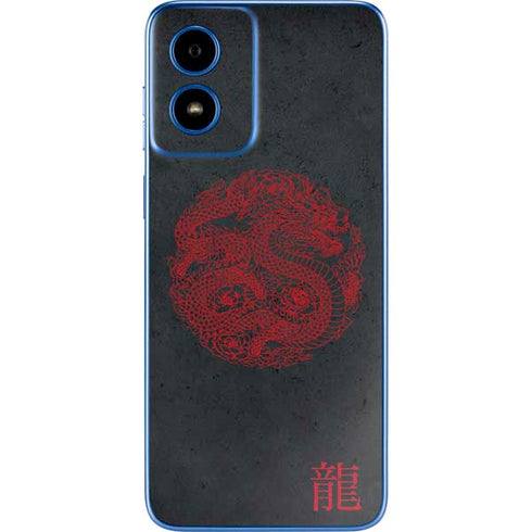 Red Dragon Moto G Play 4G (2024) Skin