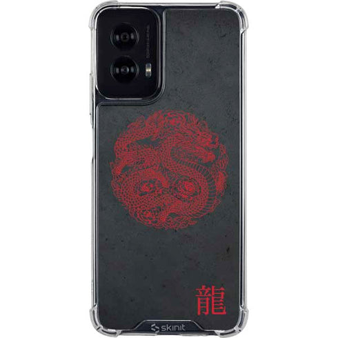 Red Dragon Moto G Power 5G (2024) Clear Case