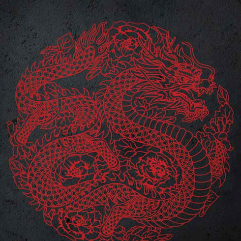 Red Dragon Moto G6 Skin