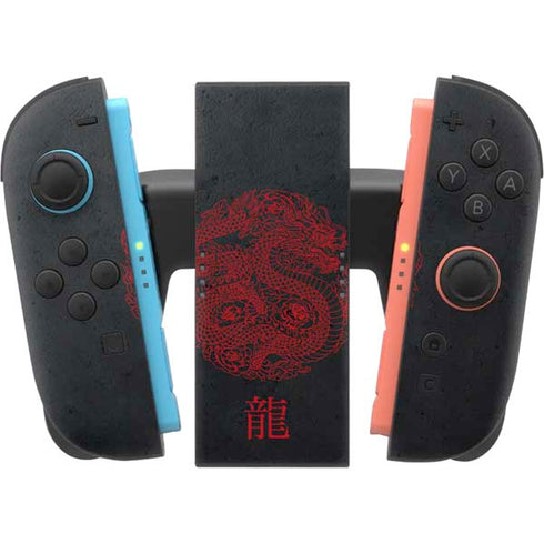 Red Dragon Nintendo Switch 2 (2025) Joy-Con Controller Skin