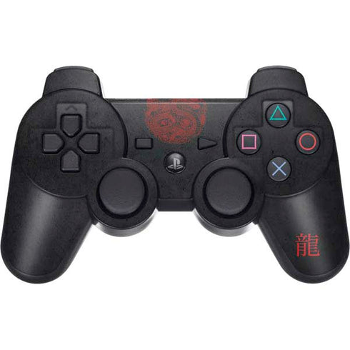 Red Dragon PS3 Dual Shock wireless controller Skin