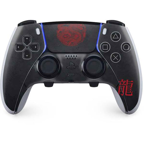 Red Dragon PS5 DualSense Edge Pro Controller Skin