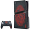 Red Dragon PS5 Pro Disk Bundle Skin