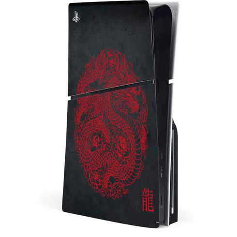Red Dragon PlayStation PS5 Skins