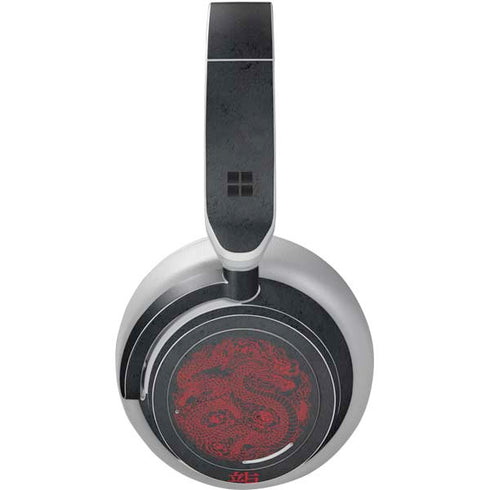 Red Dragon Surface Headphones Skin