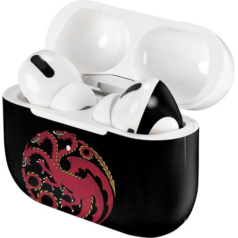 HBO House of the Dragon Red Tararyen Sigil Apple AirPods Pro Skin