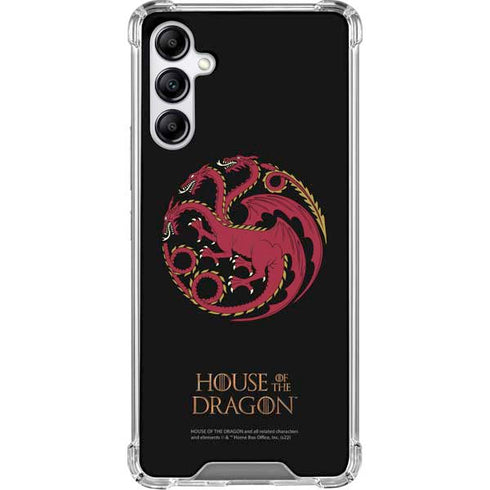 HBO House of the Dragon Red Tararyen Sigil Gabb Phone 4 Clear Case