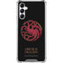HBO House of the Dragon Red Tararyen Sigil Gabb Phone 4 Clear Case