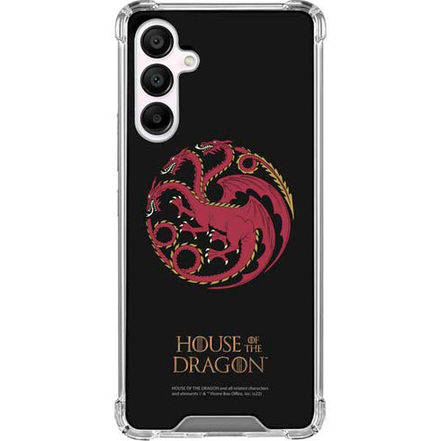 HBO House of the Dragon Red Tararyen Sigil Galaxy A16 5G Clear Case
