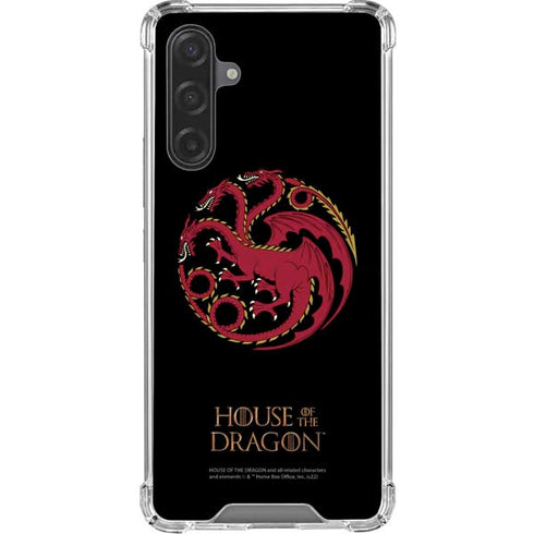 HBO House of the Dragon Red Tararyen Sigil Galaxy A17 Clear Case