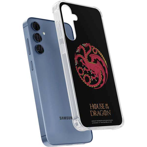 HBO House of the Dragon Red Tararyen Sigil Galaxy A35 5G Clear Case