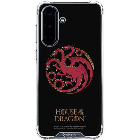 HBO House of the Dragon Red Tararyen Sigil Galaxy A36 5G Clear Case