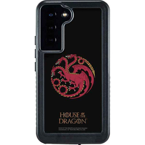 HBO House of the Dragon Red Tararyen Sigil Galaxy S24 Plus Waterproof Case