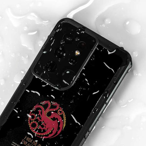 HBO House of the Dragon Red Tararyen Sigil Galaxy S24 Ultra Waterproof Case