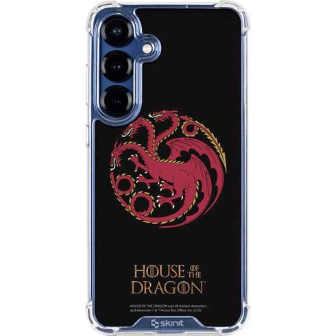 HBO House of the Dragon Red Tararyen Sigil Galaxy S25 Clear Case