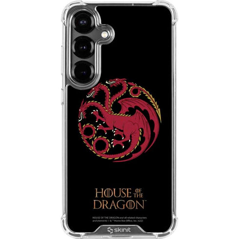 HBO House of the Dragon Red Tararyen Sigil Galaxy S26 Clear Case