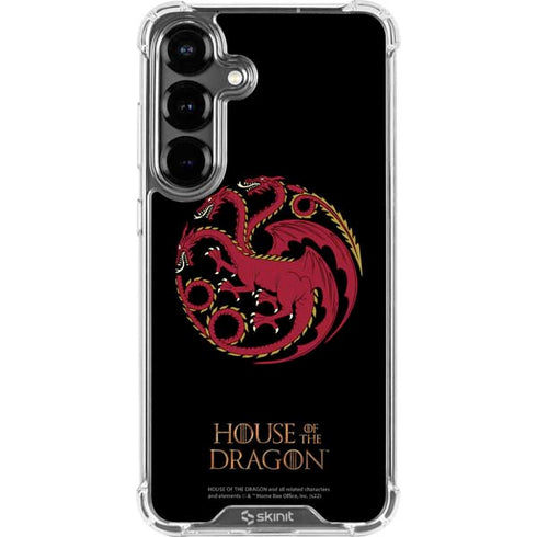 HBO House of the Dragon Red Tararyen Sigil Galaxy S26 Plus Clear Case