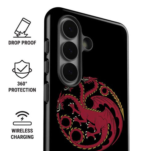 HBO House of the Dragon Red Tararyen Sigil Galaxy S26 Plus Impact Case