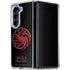 HBO House of the Dragon Red Tararyen Sigil Galaxy Z Fold5 5G Clear Case