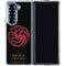 HBO House of the Dragon Red Tararyen Sigil Galaxy Z Fold6 Clear Case