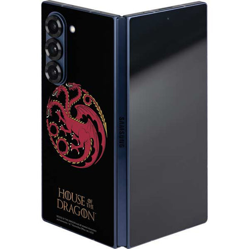 HBO House of the Dragon Red Tararyen Sigil Galaxy Z Fold6 Skin