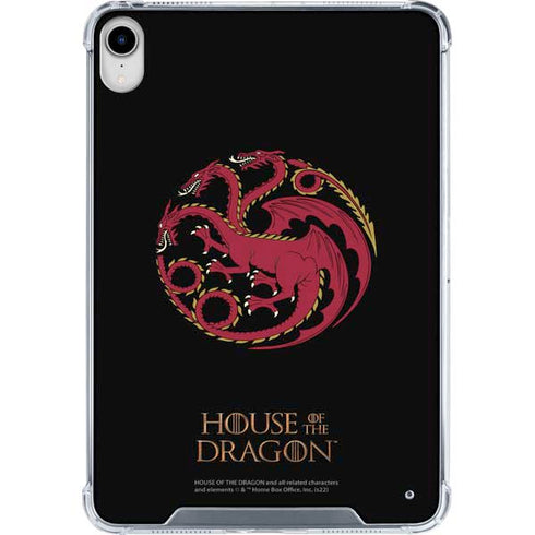 HBO House of the Dragon Red Tararyen Sigil iPad 11th Gen (2025) Clear Case