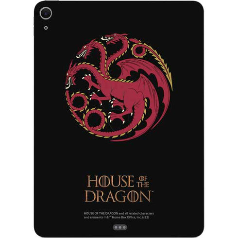 HBO House of the Dragon Red Tararyen Sigil Apple iPad Air Skin