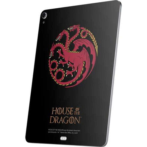 HBO House of the Dragon Red Tararyen Sigil Apple iPad Air Skin