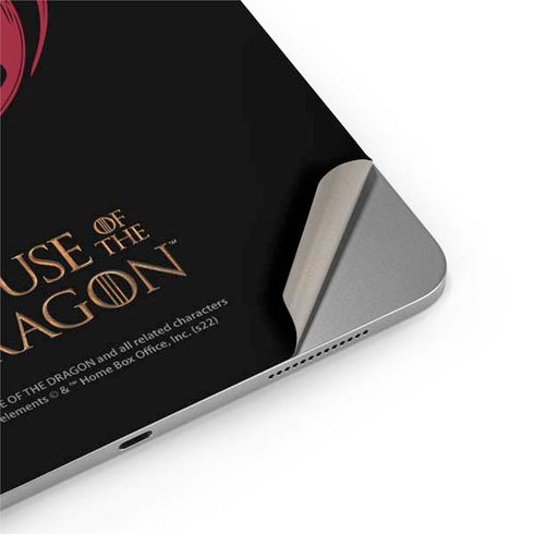 HBO House of the Dragon Red Tararyen Sigil Apple iPad Air Skin