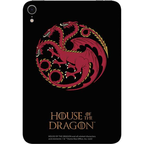 HBO House of the Dragon Red Tararyen Sigil Apple iPad Mini Skin