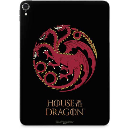 HBO House of the Dragon Red Tararyen Sigil Apple iPad Pro Skin