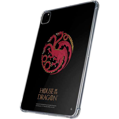 HBO House of the Dragon Red Tararyen Sigil iPad Pro 11in (2024) Clear Case