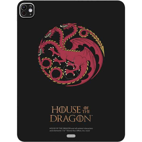HBO House of the Dragon Red Tararyen Sigil iPad Pro 13in M4 (2024) Skin