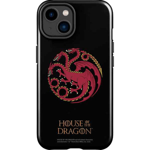 HBO House of the Dragon Red Tararyen Sigil iPhone 15 Impact Case