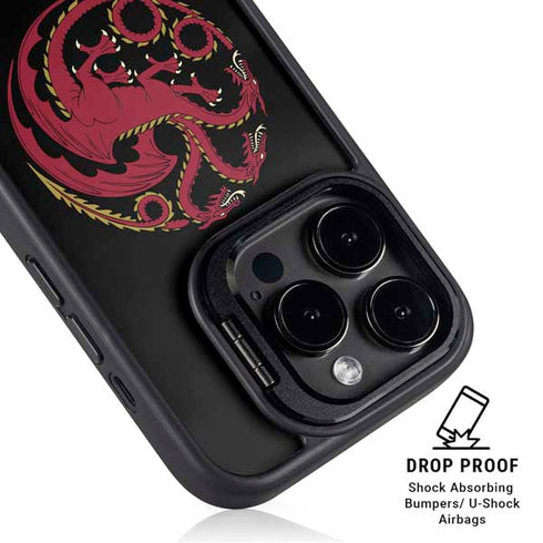 HBO House of the Dragon Red Tararyen Sigil iPhone 15 Pro Kickstand Case