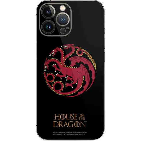 HBO House of the Dragon Red Tararyen Sigil iPhone 15 Pro Max Skin