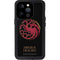 HBO House of the Dragon Red Tararyen Sigil iPhone 15 Pro Waterproof Case