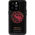 HBO House of the Dragon Red Tararyen Sigil iPhone 15 Pro Waterproof Case