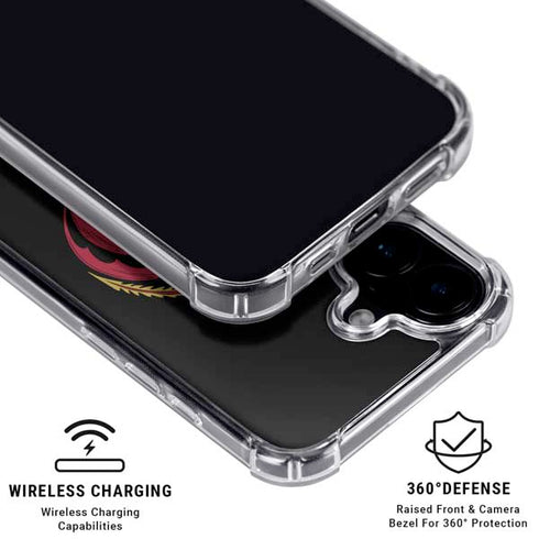 HBO House of the Dragon Red Tararyen Sigil iPhone 16 Plus Clear Case