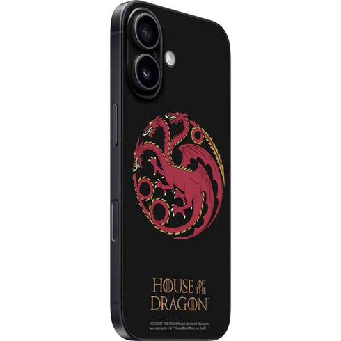 HBO House of the Dragon Red Tararyen Sigil iPhone 16 Plus Skin