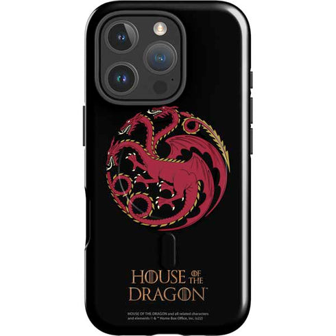 HBO House of the Dragon Red Tararyen Sigil iPhone 16 Pro Magsafe Impact Case