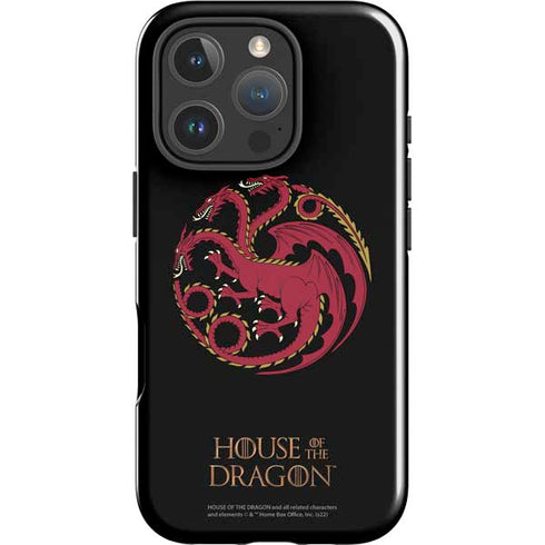 HBO House of the Dragon Red Tararyen Sigil iPhone 16 Pro Max Impact Case
