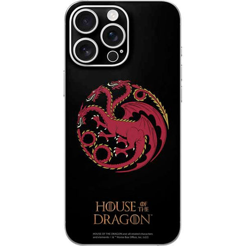 HBO House of the Dragon Red Tararyen Sigil iPhone 16 Pro Max Skin